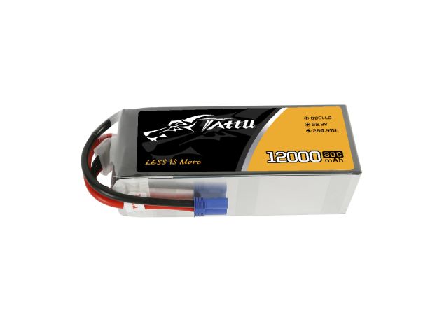 Tattu 12000mAh 6S 30C 22.2V LiPo Batarya | EC5 Konnektör | UAV Classic