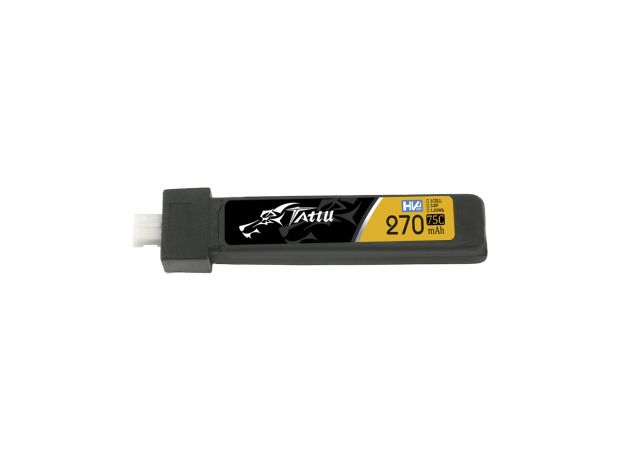 Tattu 270mAh 1S 75C 3.8V(HV) LiPo Batarya | JST-PHR 2.0 Konnektör | FPV Classic (5pcs)
