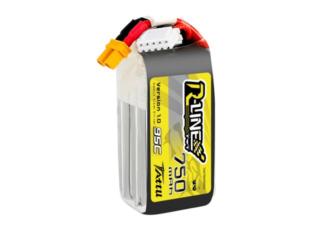 Tattu 750mAh 4S 95C 14.8V LiPo Batarya | XT30 Konnektör | R-Line 1.0