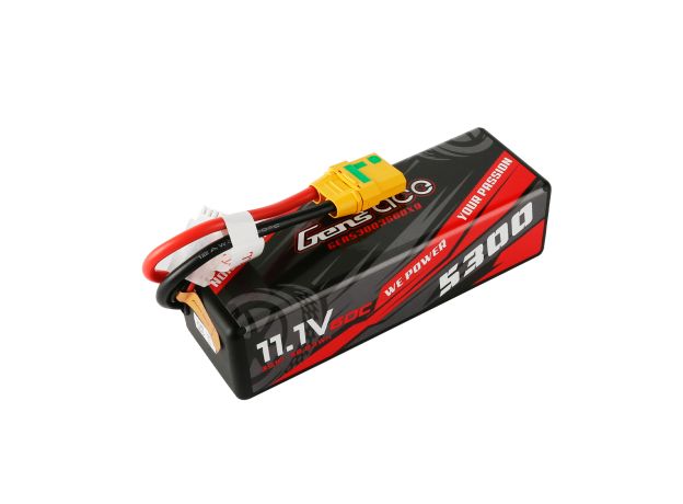 Gens ace 5300mAh 3S 60C 11.1V LiPo Batarya | Sert Kasalı | XT90 Konnektör | Car Classic (Non-G-Tech)