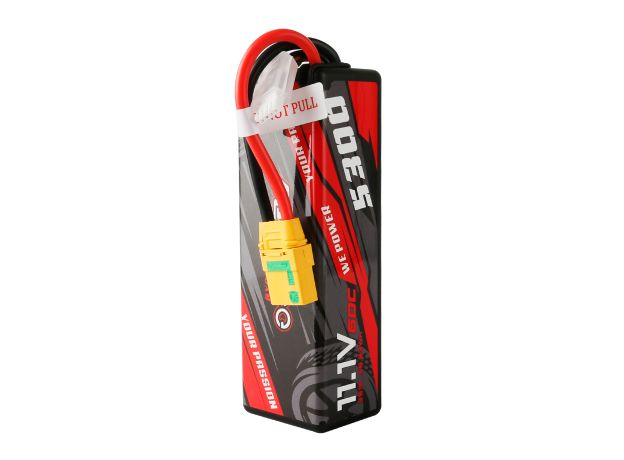 Gens ace 5300mAh 3S 60C 11.1V LiPo Batarya | Sert Kasalı | XT90 Konnektör | Car Classic (Non-G-Tech)