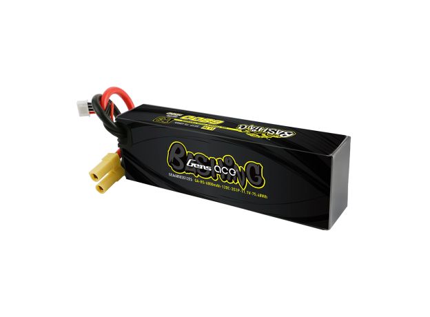 Gens ace 6800mAh 3S 120C 11.1V LiPo Batarya | Sert Kasalı | EC5 Konnektör | Bashing Pro (Non-G-Tech)