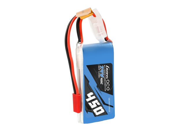 Gens ace 450mAh 2S 45C 7.4V LiPo Batarya | JST-SYP Konnektör | Air Classic (Non-G-Tech)