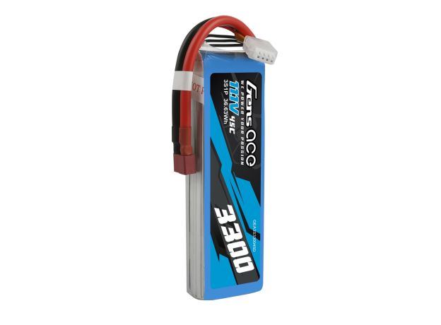 Gens ace 3300mAh 3S 45C 11.1V LiPo Batarya | Deans Konnektör | Air Classic (Non-G-Tech)