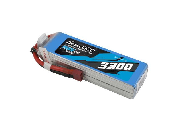Gens ace 3300mAh 4S 45C 14.8V LiPo Batarya | Deans Konnektör | Air Classic (Non-G-Tech)