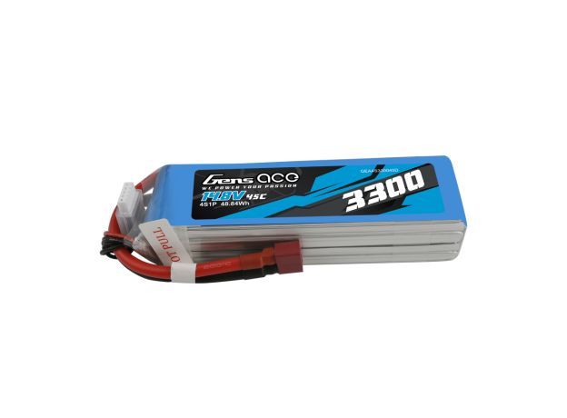 Gens ace 3300mAh 4S 45C 14.8V LiPo Batarya | Deans Konnektör | Air Classic (Non-G-Tech)
