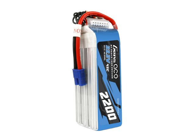 Gens ace 2200mAh 6S 45C 22.2V LiPo Batarya | EC3 Konnektör | Air Classic (Non-G-Tech)