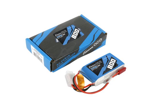 Gens ace 800mAh 2S 45C 7.4V LiPo Batarya | JST-SYP Konnektör | Air Classic (Non-G-Tech)