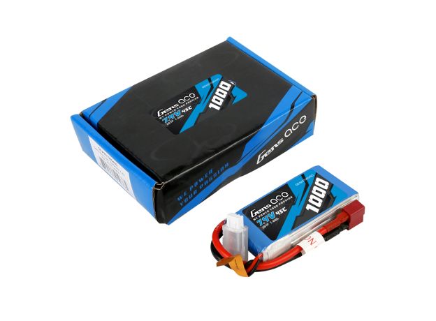Gens ace 1000mAh 2S 45C 7.4V LiPo Batarya | Deans Konnektör | Air Classic (Non-G-Tech)