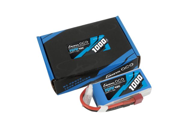 Gens ace 1000mAh 3S 45C 11.1V LiPo Batarya | Deans Konnektör | Air Classic (Non-G-Tech)