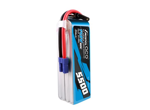 Gens ace 5500mAh 4S 60C 14.8V LiPo Batarya | EC5 Konnektör | Air Classic