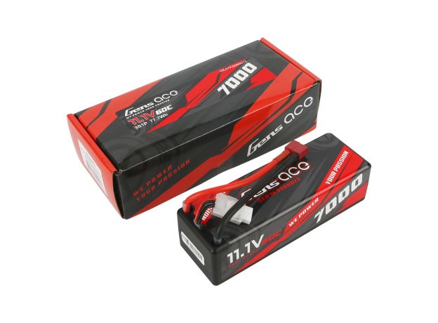 Gens ace 7000mAh 3S 60C 11.1V LiPo Batarya | Sert Kasalı | Deans Konnektör | Car Classic (Non-G-Tech)