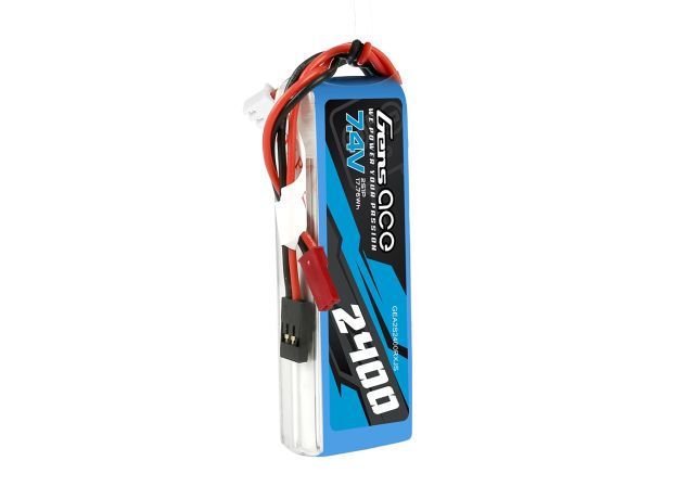 Gens ace 2400mAh 2S 7.4V LiPo Batarya | JST-SYP Konnektör | TX&RX