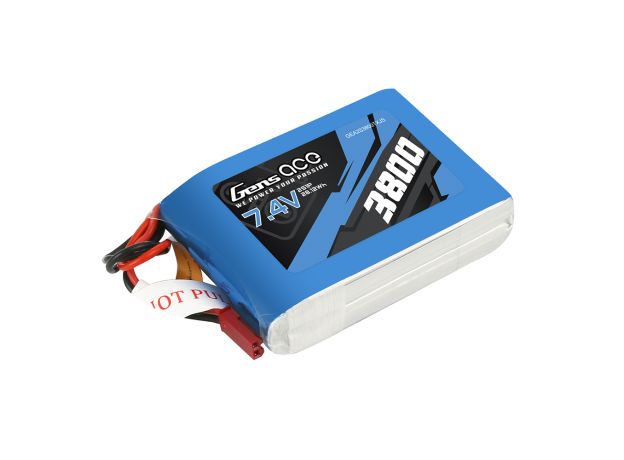 Gens ace 3800mAh 2S 7.4V LiPo Batarya | JST-SYP Konnektör | TX&RX