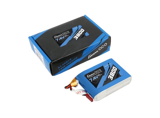 Gens ace 3800mAh 2S 7.4V LiPo Batarya | JST-SYP Konnektör | TX&RX