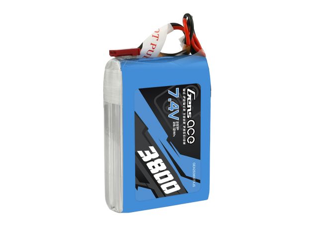 Gens ace 3800mAh 2S 7.4V LiPo Batarya | JST-SYP Konnektör | TX&RX