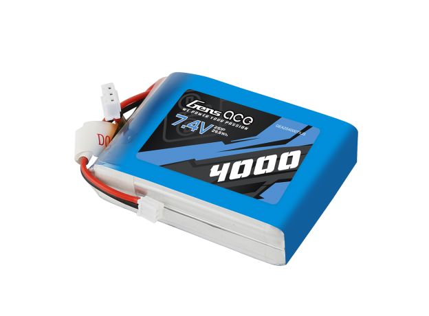 Gens ace 4000mAh 2S 7.4V LiPo Batarya | JST-EHR Konnektör | TX&RX