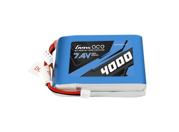 Gens ace 4000mAh 2S 7.4V LiPo Batarya | JST-EHR Konnektör | TX&RX