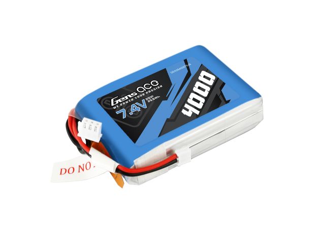 Gens ace 4000mAh 2S 7.4V LiPo Batarya | JST-EHR Konnektör | TX&RX