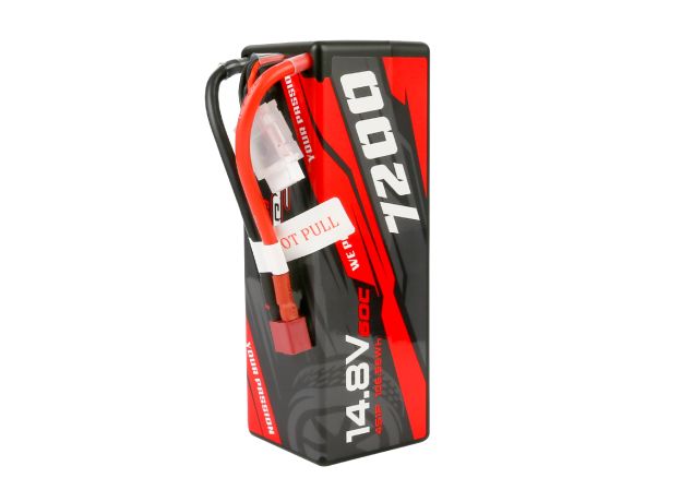 Gens ace 7200mAh 4S 60C 14.8V LiPo Batarya | Sert Kasalı | Deans Konnektör | Car Classic (Non-G-Tech)
