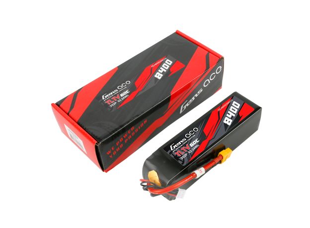 Gens ace 8400mAh 3S 60C 11.1V LiPo Batarya | XT60 Konnektör | Car Classic (Non-G-Tech)