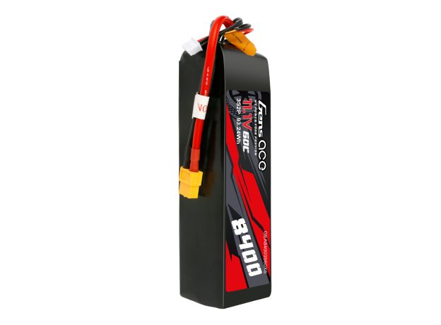 Gens ace 8400mAh 3S 60C 11.1V LiPo Batarya | XT60 Konnektör | Car Classic (Non-G-Tech)
