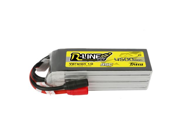 Tattu 4500mAh 6S 95C 22.2V LiPo Batarya | AS150 Konnektör | R-Line 1.0