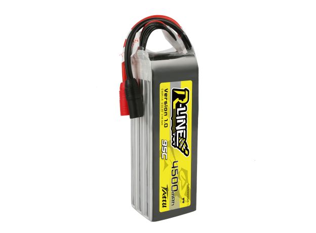 Tattu 4500mAh 6S 95C 22.2V LiPo Batarya | AS150 Konnektör | R-Line 1.0