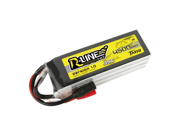 Tattu 4500mAh 6S 95C 22.2V LiPo Batarya | AS150 Konnektör | R-Line 1.0