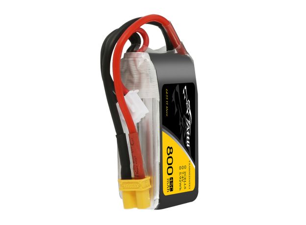 Tattu 800mAh 2S 45C 7.4V LiPo Batarya | XT30 Konnektör | FPV Classic