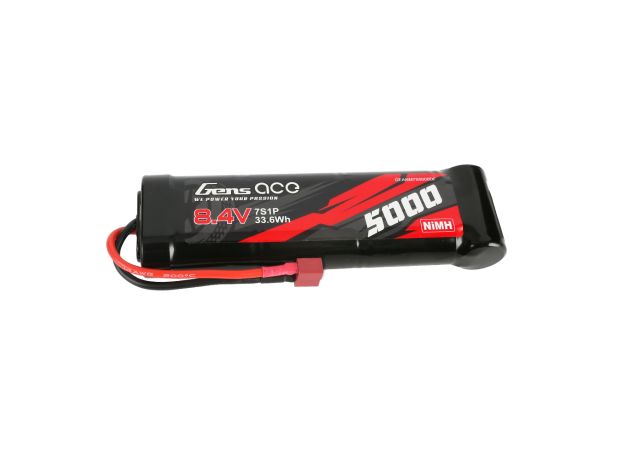 Gens ace 5000mAh 7S 8.4V Flat Batarya | Deans Konnektör | NiMH