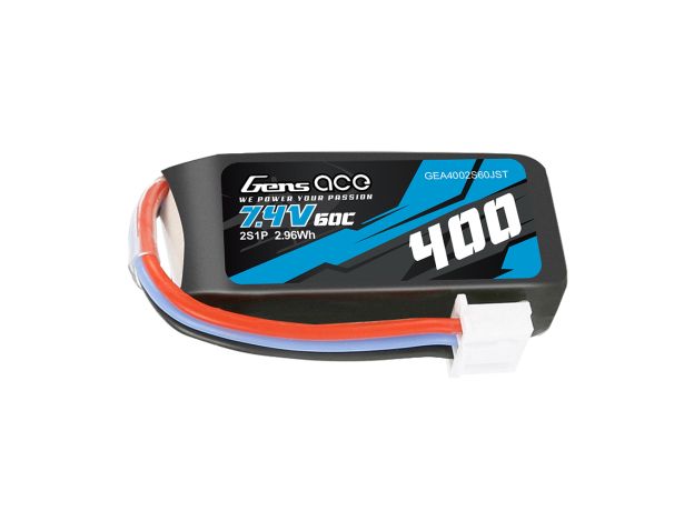 Gens ace 400mAh 2S 60C 7.4V LiPo Batarya | JST-XHR Konnektör | Air Classic (Non-G-Tech)