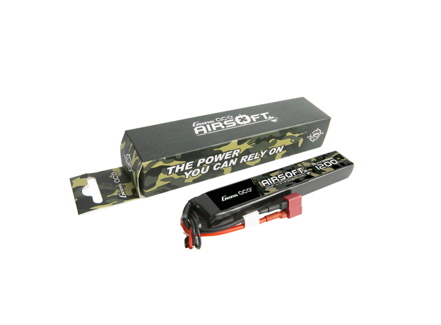 Gens ace 1200mAh 3S 25C 11.1V LiPo Batarya | Deans Konnektör | Airsoft (New Packaging)