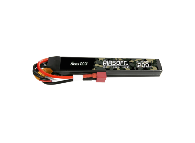 Gens ace 1200mAh 3S 25C 11.1V LiPo Batarya | Deans Konnektör | Airsoft