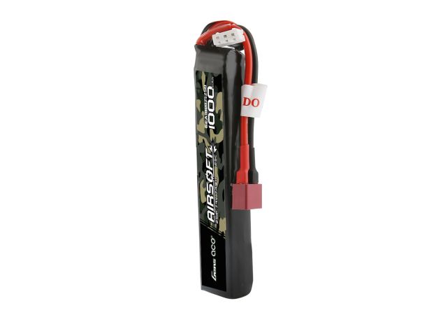 Gens ace 1000mAh 2S 25C 7.4V LiPo Batarya | Deans Konnektör | Airsoft