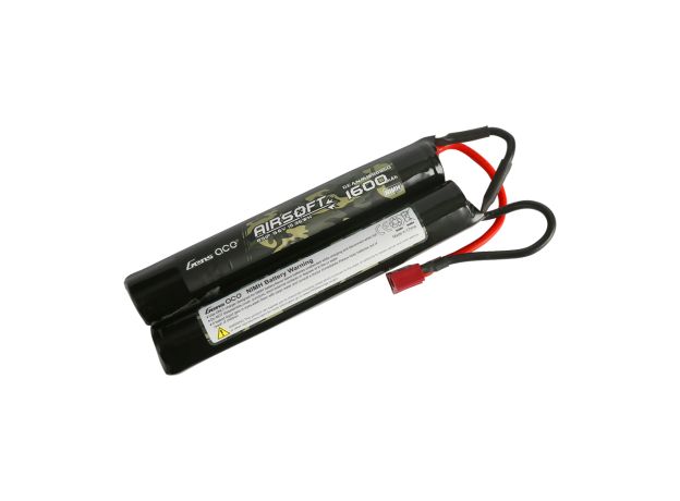 Gens ace 1600mAh 8S 9.6V Nunchuck NiMH Battery | Deans Plug | Airsoft