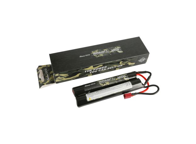 Gens ace 1600mAh 8S 9.6V Nunchuck NiMH Battery | Deans Plug | Airsoft