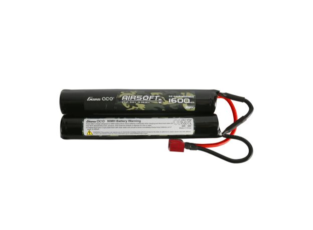 Gens ace 1600mAh 8S 9.6V Nunchuck NiMH Battery | Deans Plug | Airsoft
