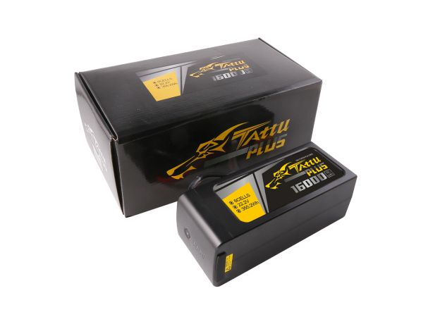 Tattu 16000mAh 6S 15C 22.2V Smart LiPo Batarya | XT90-S Konnektör | Tattu Plus