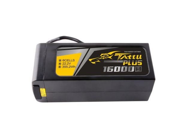Tattu 16000mAh 6S 15C 22.2V Smart LiPo Batarya | XT90-S Konnektör | Tattu Plus
