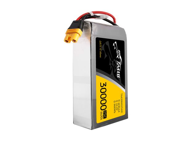 Tattu 30000mAh 6S 25C 22.2V LiPo Batarya | AS150U-F Konnektör | UAV Classic