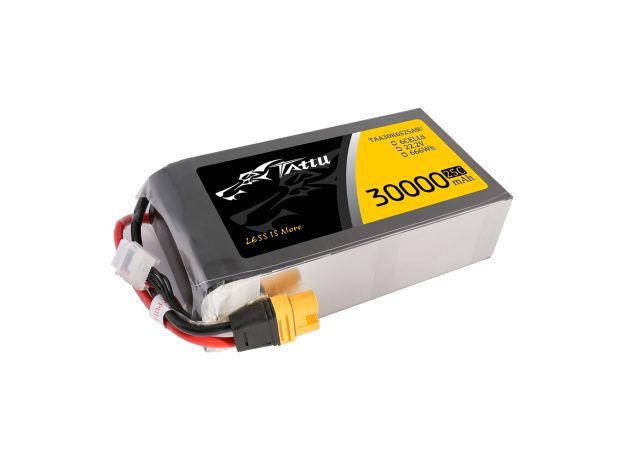 Tattu 30000mAh 6S 25C 22.2V LiPo Batarya | AS150U-F Konnektör | UAV Classic