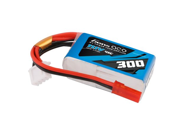 Gens ace 300mAh 3S 45C 11.1V LiPo Batarya | JST Konnektör | Air Classic (Non-G-Tech)