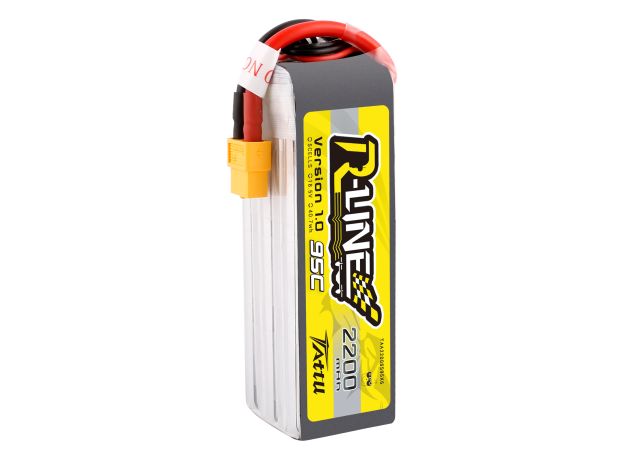 Tattu 2200mAh 5S 95C 18.5V LiPo Batarya | XT60 Konnektör | R-Line 1.0