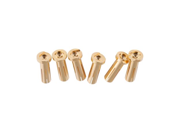 Gens ace 5.0mm bullet Konnektör (6pcs)