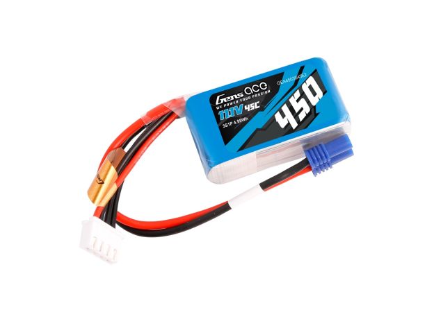 Gens ace 450mAh 3S 45C 11.1V LiPo Batarya | EC2 Konnektör | Air Classic (Non-G-Tech)