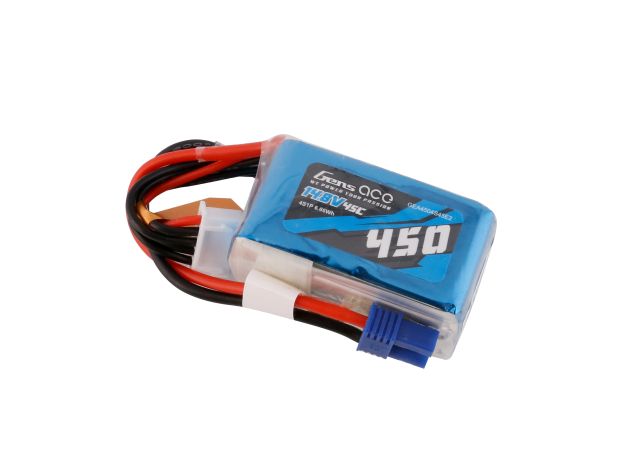 Gens ace 450mAh 4S 45C 14.8V LiPo Batarya | EC2 Konnektör | Air Classic (Non-G-Tech)