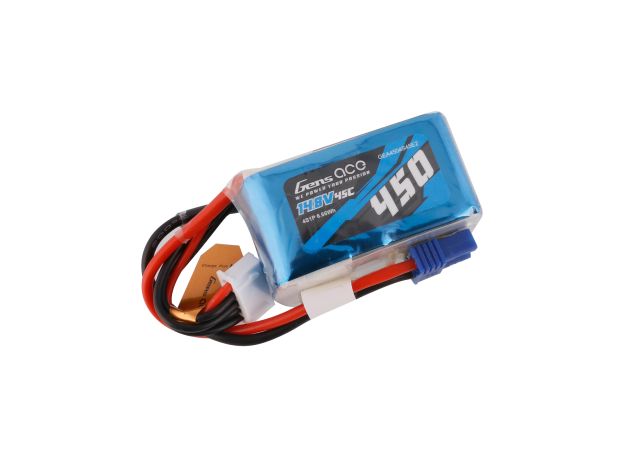 Gens ace 450mAh 4S 45C 14.8V LiPo Batarya | EC2 Konnektör | Air Classic (Non-G-Tech)