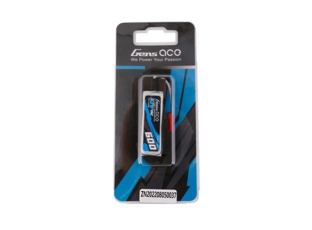 Gens ace 600mAh 1S 45C 3.7V LiPo Batarya | JST-SYP Konnektör | Air Classic