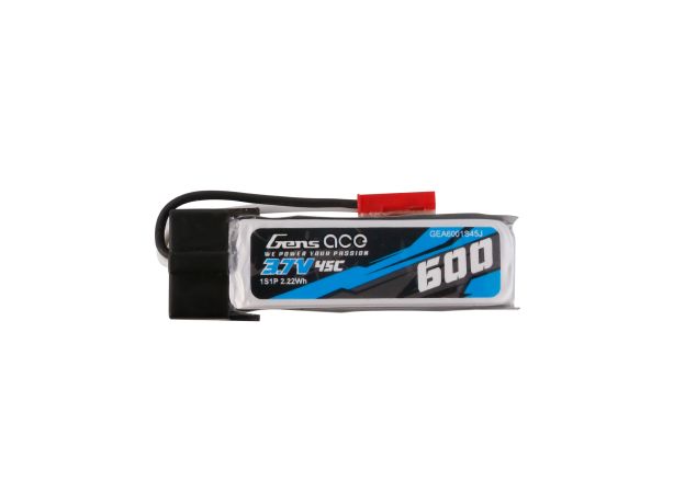 Gens ace 600mAh 1S 45C 3.7V LiPo Batarya | JST-SYP Konnektör | Air Classic